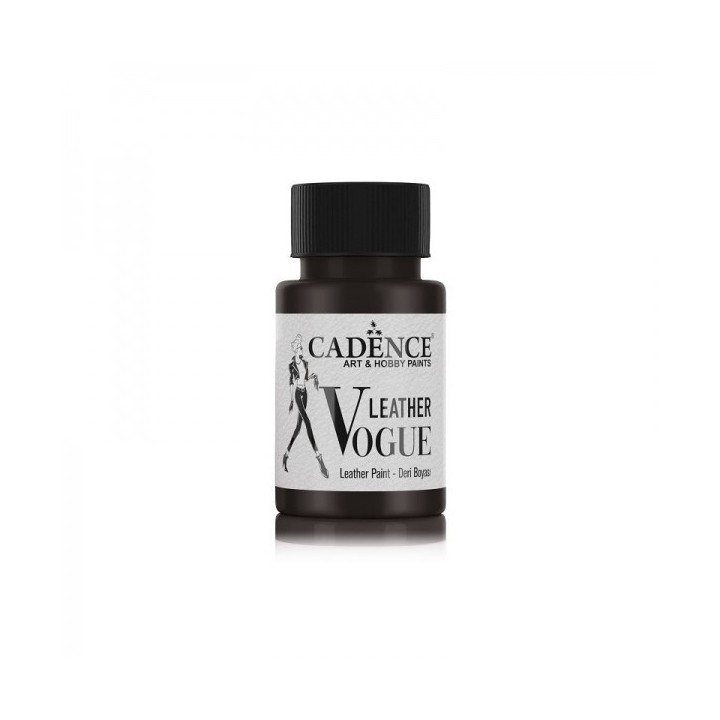 Cadence Leather Vogue Leer Verf 50 ml LVM-09 Metallic Black