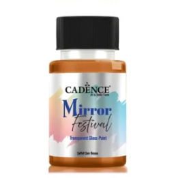 Cadence Mirror Festival Transparante Glasverf Antique Gold 50 ml