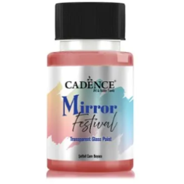 Cadence Mirror Festival Transparante Glasverf Copper 50 ml