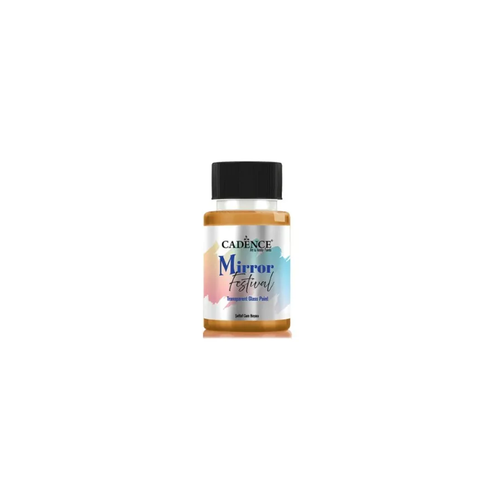 Cadence Mirror Festival Transparante Glasverf Gold 50 ml