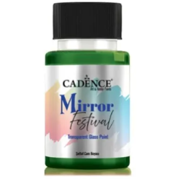 Cadence Mirror Festival Transparante Glasverf Green 50 ml