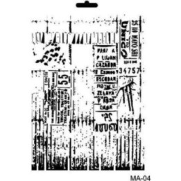 Cadence Mixed Media Stencil MA04 21x29 cm Tickets