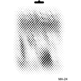Cadence Mixed Media Stencil MA24 21x29 cm Perforatie