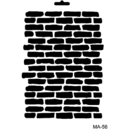 Cadence Mixed Media Stencil MA56 21x29 cm Muur
