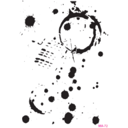 Cadence Mixed Media Stencil MA72 21x29 cm Splatter