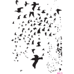 Cadence Mixed Media Stencil MA75 21x29 cm Vogels