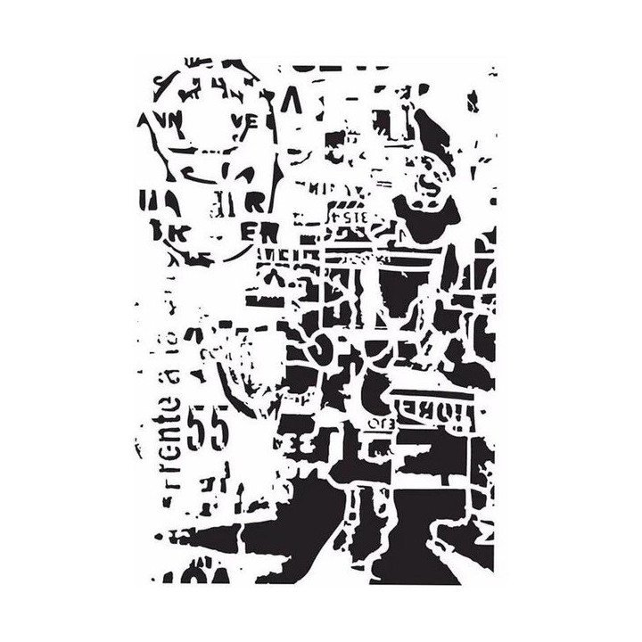 Cadence Mixed Media Stencil MA76 21x29 cm