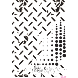 Cadence Mixed Media Stencil MA79 21x29 cm Distress 2