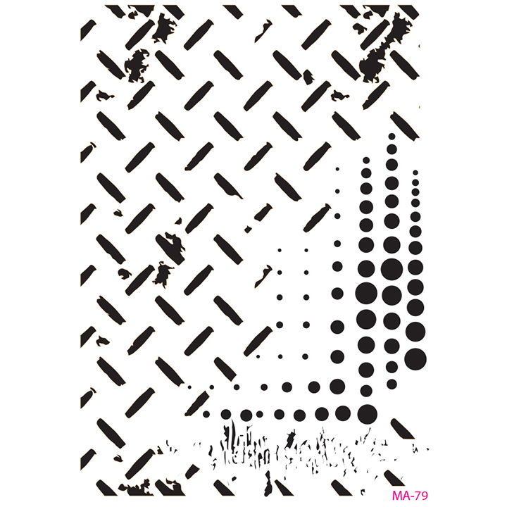 Cadence Mixed Media Stencil MA79 21x29 cm Distress 2