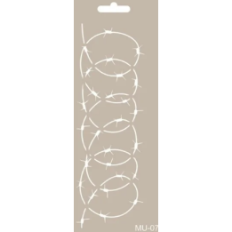 Cadence Mixed Media Stencil MU07 10x25 cm Prikkeldraad