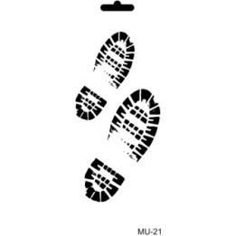 Cadence Mixed Media Stencil MU21 10x25 cm Schoenen