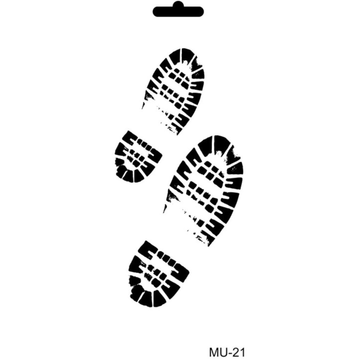 Cadence Mixed Media Stencil MU21 10x25 cm Schoenen