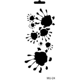 Cadence Mixed Media Stencil MU24 10x25 cm Inktspetters