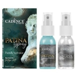 Cadence Patina Spray Paint Set Dark Green 50ml + 50 ml