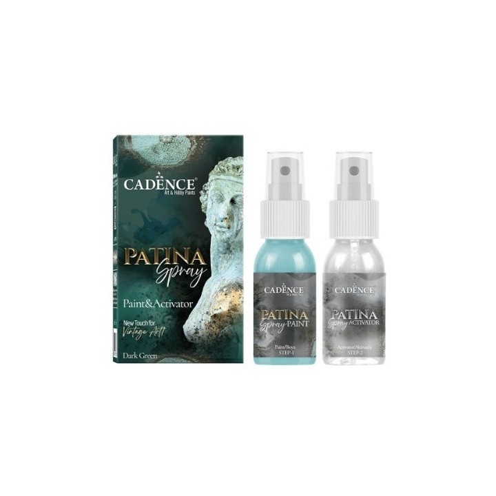 Cadence Patina Spray Paint Set Dark Green 50ml + 50 ml