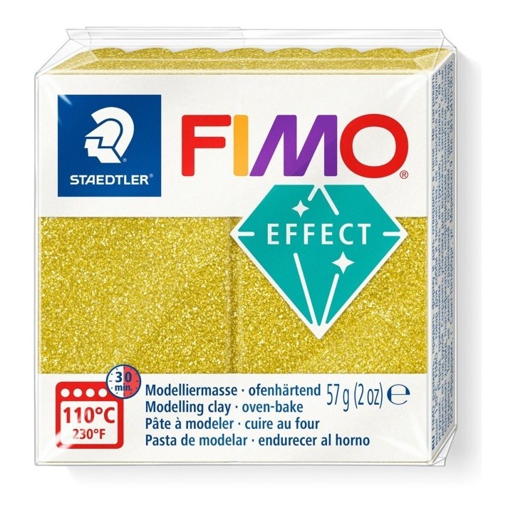 FIMO® Effect 57gr Glitter Goud