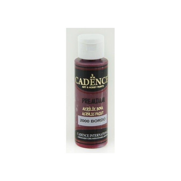 Cadence Premium Acrylverf  70 ml Bordeaux 2000