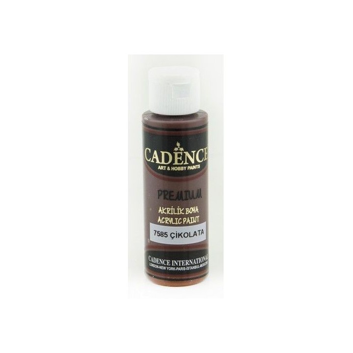 Cadence Premium Acrylverf  70 ml Chocolate 7585
