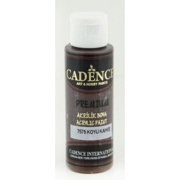 Cadence Premium Acrylverf  70 ml Dark Brown 7575