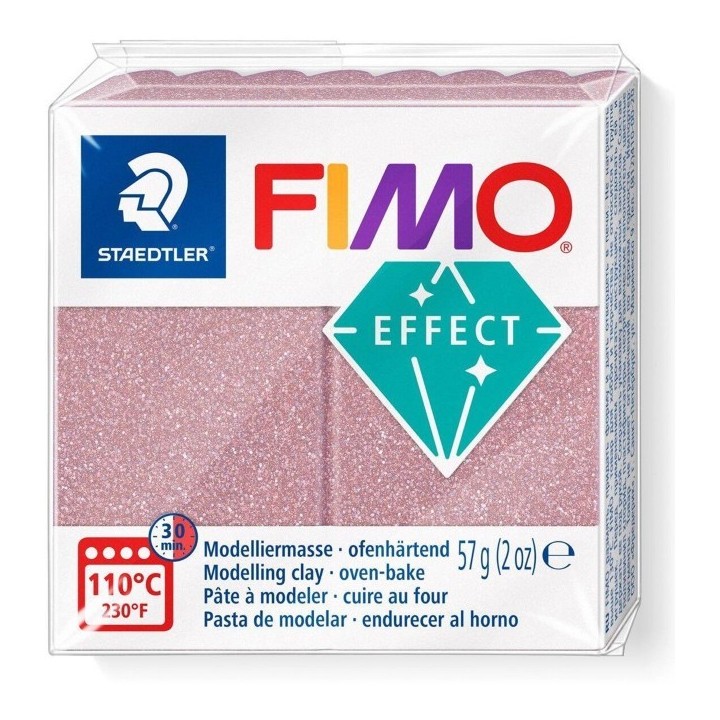 FIMO® Effect 57gr Glitter Rose Gold