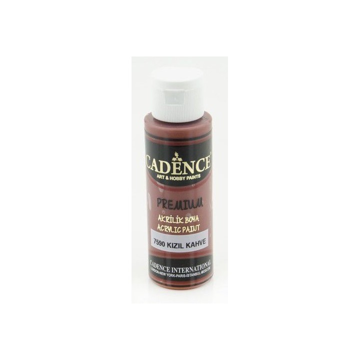 Cadence Premium Acrylverf  70 ml Red Brown 7590