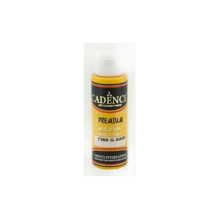Cadence Premium Acrylverf  70 ml Sun Yellow 7360