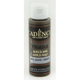 Cadence Premium Acrylverf 70 ml Burnt umber 4012