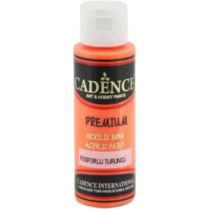 Cadence Premium Acrylverf 70 ml Fluo Orange 0004