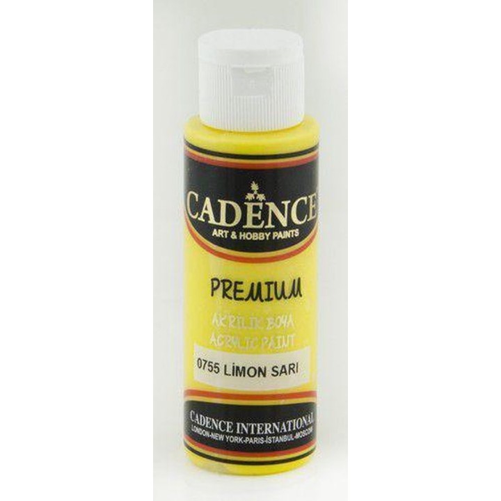 Cadence Premium Acrylverf 70 ml Lemon Yellow 0755