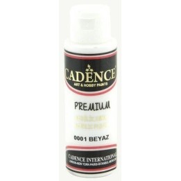 Cadence Premium Acrylverf 70 ml White 0001