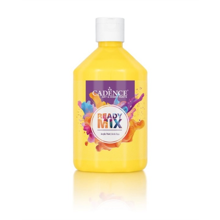 Cadence Ready Mix Acrylverf Mat 500 ml Geel