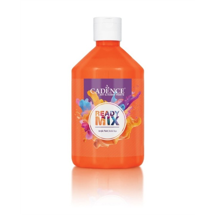 Cadence Ready Mix Acrylverf Mat 500 ml Oranje