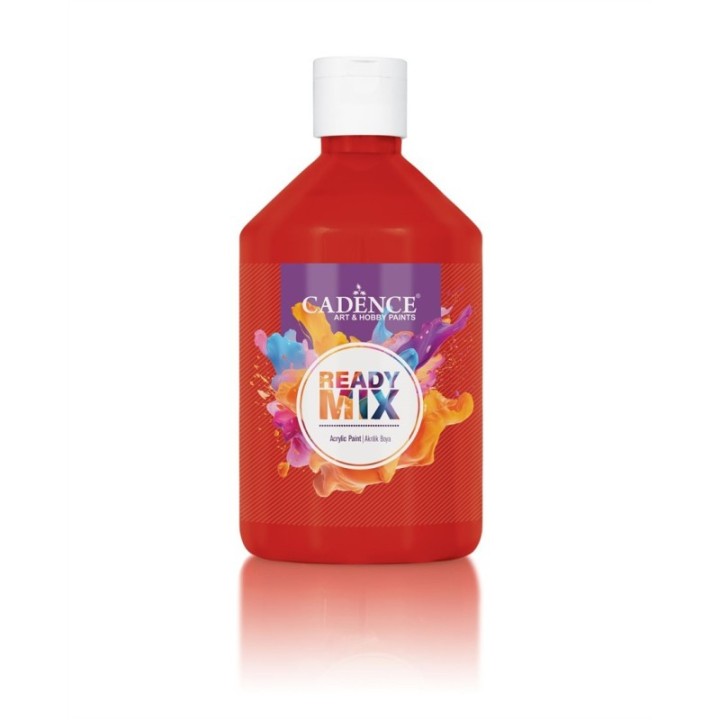 Cadence Ready Mix Acrylverf Mat 500 ml Rood