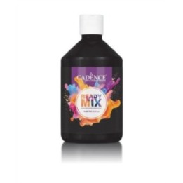 Cadence Ready Mix Acrylverf Mat 500 ml Zwart