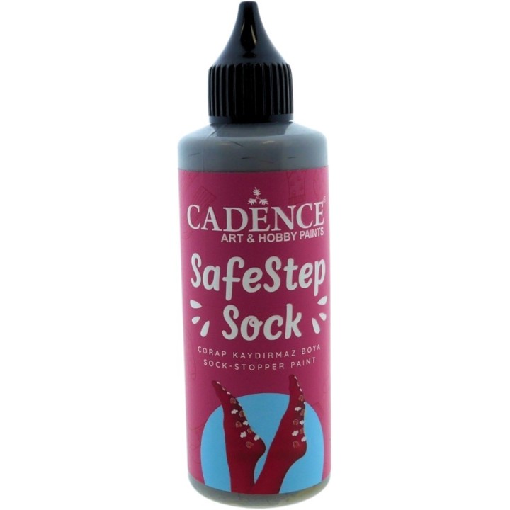 Cadence SafeStep Sock-Stop Anti-Slip Verf Gray