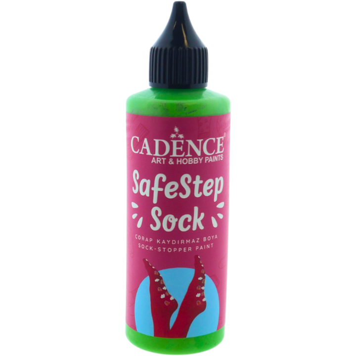 Cadence SafeStep Sock-Stop Anti-Slip Verf Green