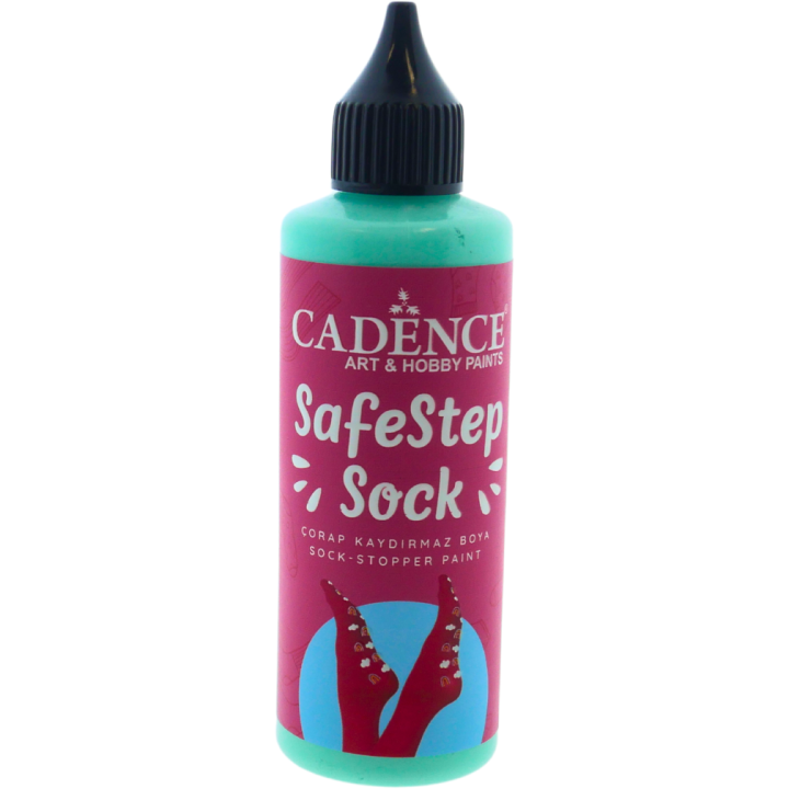 Cadence SafeStep Sock-Stop Anti-Slip Verf Mint Green