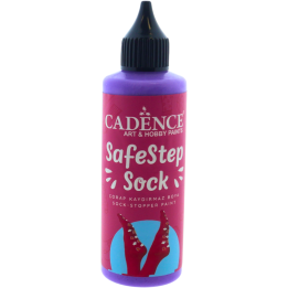 Cadence SafeStep Sock-Stop Anti-Slip Verf Purple