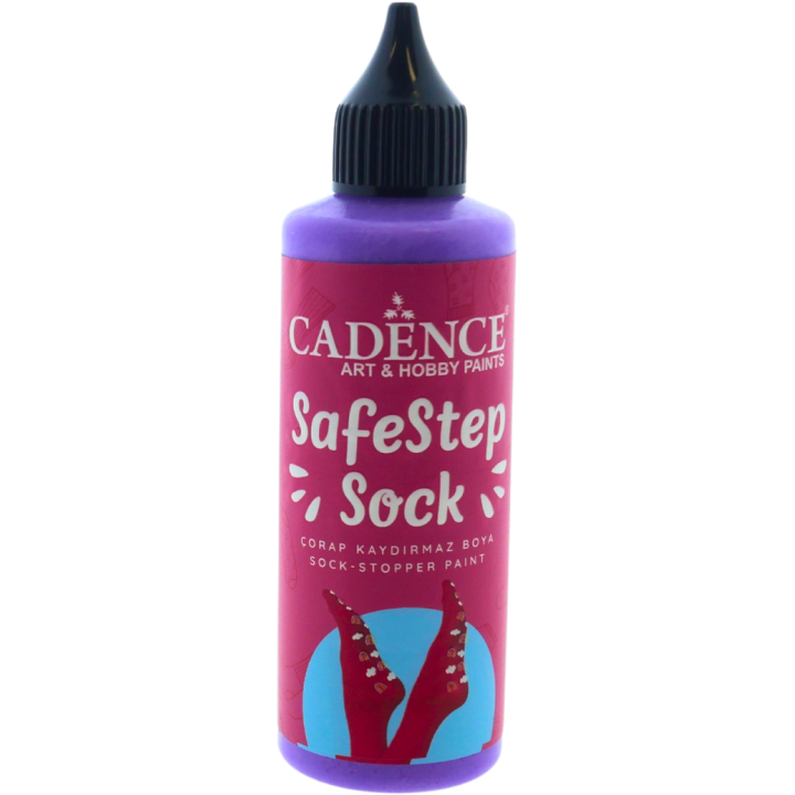 Cadence SafeStep Sock-Stop Anti-Slip Verf Purple
