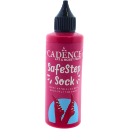 Cadence SafeStep Sock-Stop Anti-Slip Verf Red