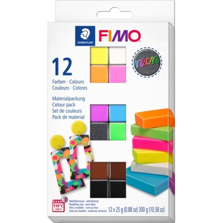 FIMO® Effect Neon Set 12x25 gr