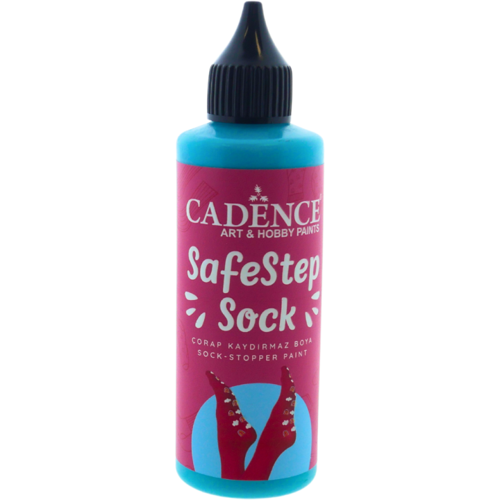 Cadence SafeStep Sock-Stop Anti-Slip Verf Turquoise
