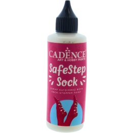 Cadence SafeStep Sock-Stop Anti-Slip Verf White