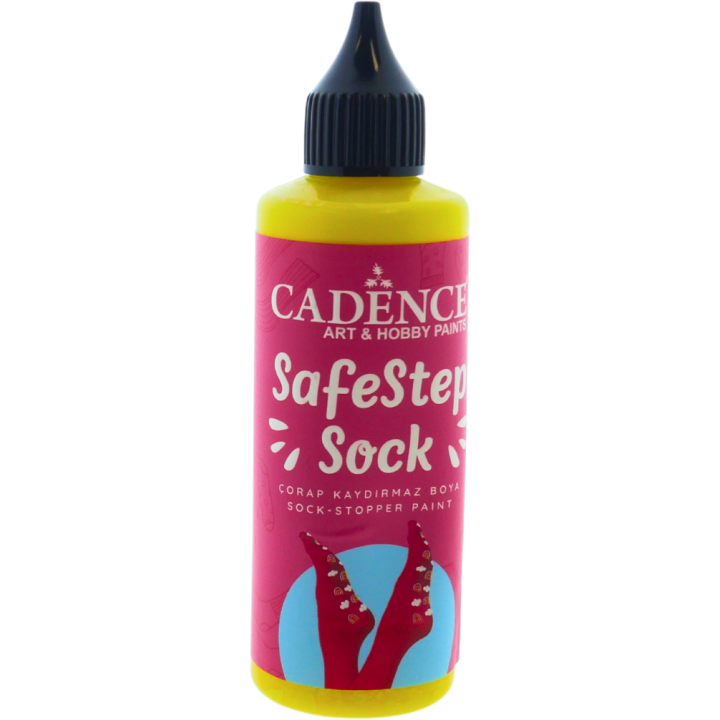 Cadence SafeStep Sock-Stop Anti-Slip Verf Yellow