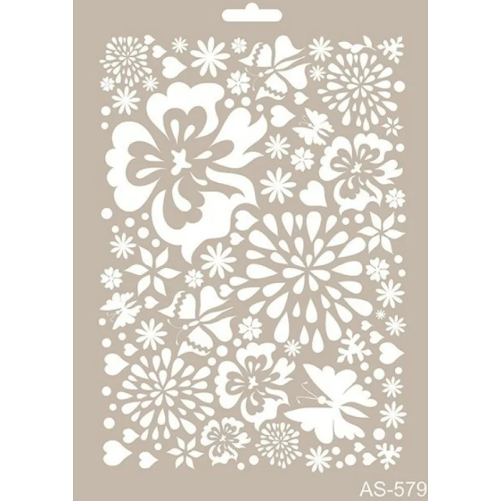 Cadence Sjabloon Bloemen AS579 A4
