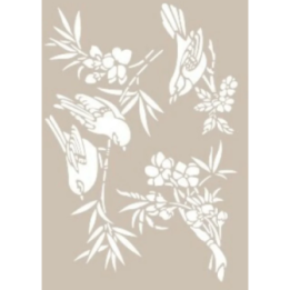Cadence Sjabloon Bloemen en Vogels AS502 A4