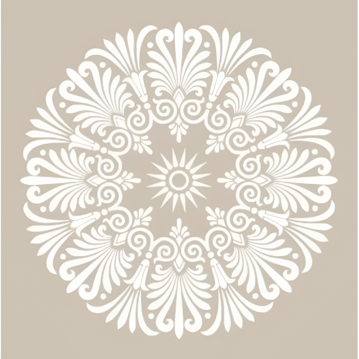 Cadence Sjabloon Mandala YB71 22x22 cm