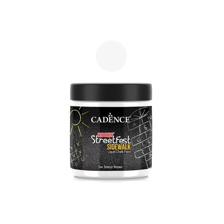 Cadence StreetFest Vloeibare Stoepkrijt Wit 250 ml