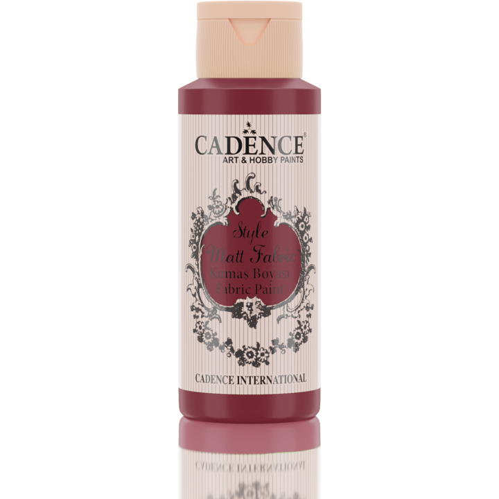 Cadence Style Mat Textielverf 59 ml Bordeaux