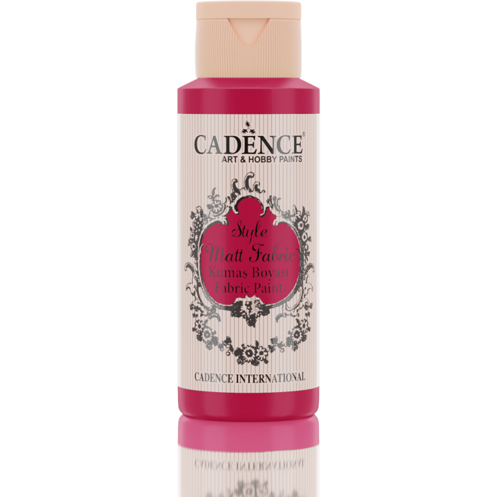 Cadence Style Mat Textielverf 59 ml Crimson rood